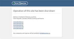 Desktop Screenshot of docsimon.co.uk