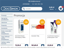 Tablet Screenshot of docsimon.pl